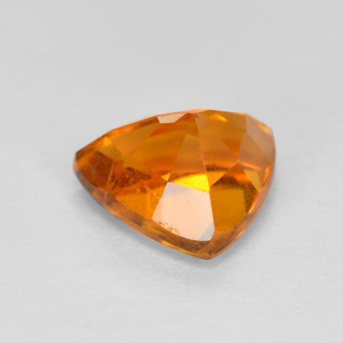 0,87 ctw natürlicher orangefarbener Clinohumit, Trillion, SI