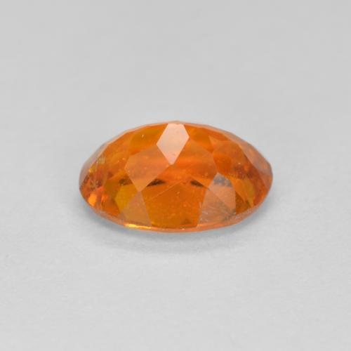 1,15 ctw natürlicher orangefarbener Clinohumit, Oval Schliff, SI