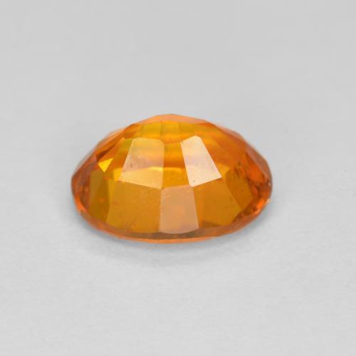 1,38 ctw natürlicher orangefarbener Clinohumit, Oval Schliff, VS-SI