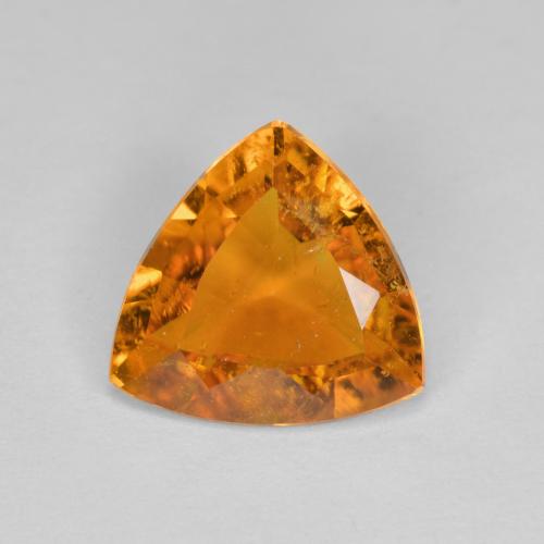 1,45 ctw natürlicher orangefarbener Clinohumit, Trillion, SI