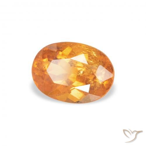 9,17 ctw natürlicher Mittelorange Klinohumit, Oval, SI