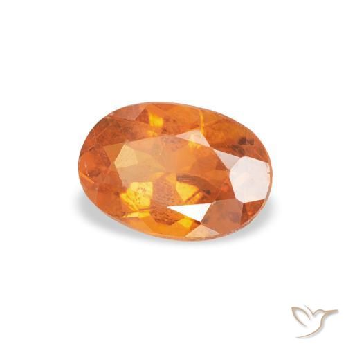9,17 ctw natürlicher Mittelorange Klinohumit, Oval, SI