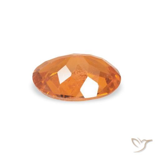 9,17 ctw natürlicher Mittelorange Klinohumit, Oval, SI