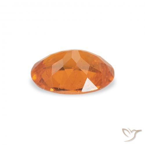 9,17 ctw natürlicher Mittelorange Klinohumit, Oval, SI