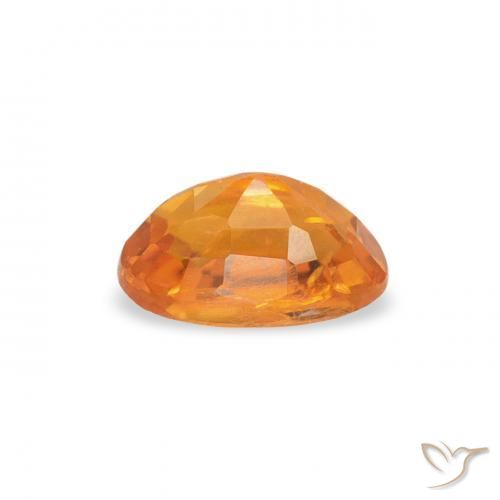 9,17 ctw natürlicher Amber Orange Klinohumit, Oval, SI