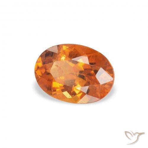 9,17 ctw natürlicher Mittelorange Klinohumit, Oval, SI