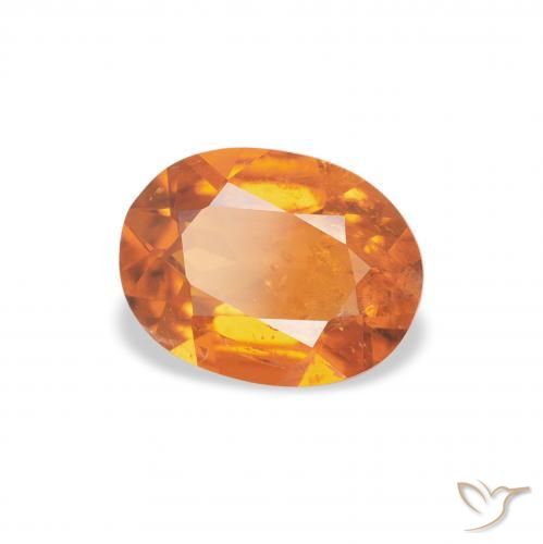9,17 ctw natürlicher Amber Orange Klinohumit, Oval, SI