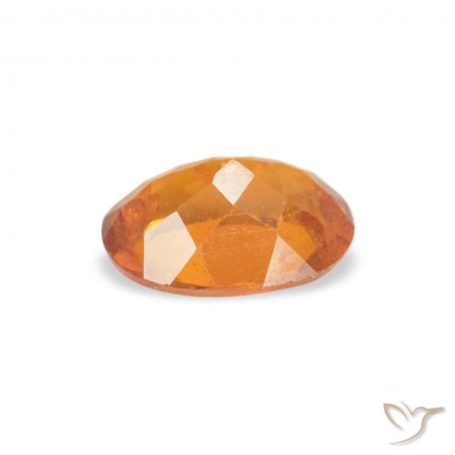 9,17 ctw natürlicher rötlich-orange Klinohumit, Oval, SI