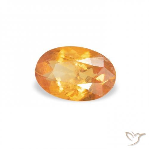 9,17 ctw natürlicher Medium Light-Orange Klinohumit, Oval, SI