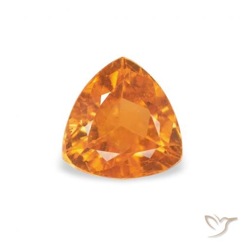 0.50ct Natürlicher Mittelorange Klinohumit, Trillion, SI