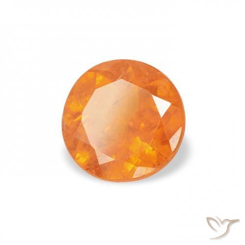 9,17 ctw natürlicher rötlich-orange Klinohumit, Runden, SI
