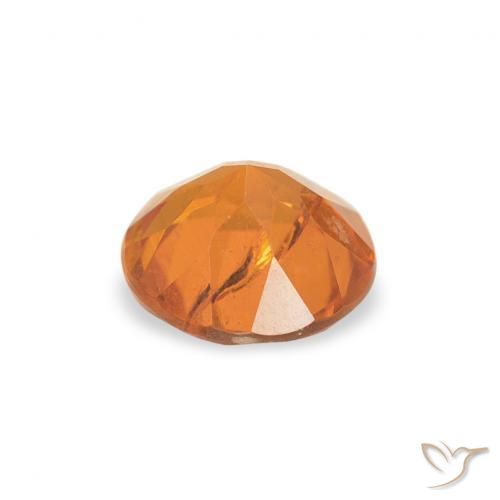 9,17 ctw natürlicher Amber Orange Klinohumit, Runden, SI