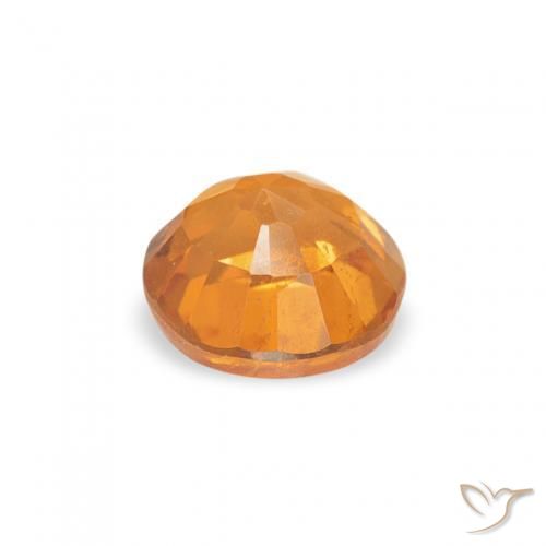 9,17 ctw natürlicher Amber Orange Klinohumit, Runden, SI