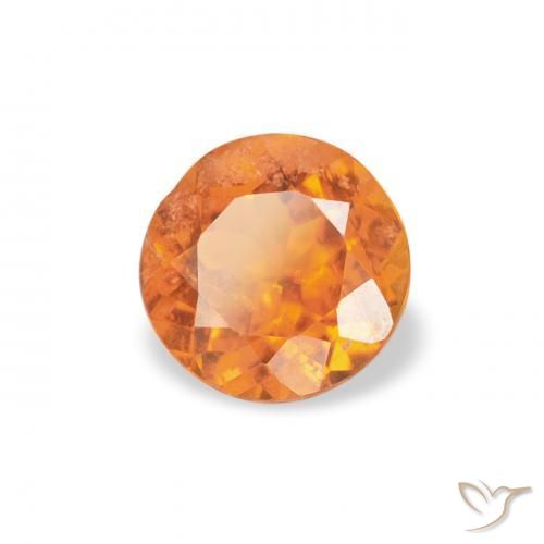 9,17 ctw natürlicher rötlich-orange Klinohumit, Runden, SI
