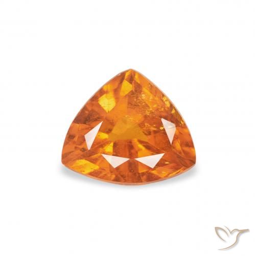 0.91ct Natürlicher Mittelorange Klinohumit, Trillion, SI