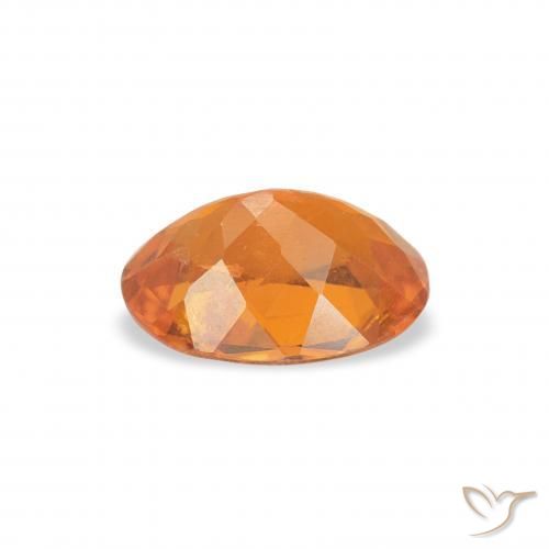 9,17 ctw natürlicher Mittelorange Klinohumit, Oval, SI