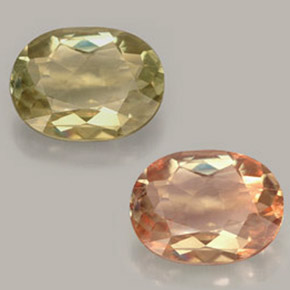 3,50 ctw natürlicher  Farbwechsel-Diaspor, Oval Schliff, VS-SI