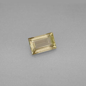 9,17 ctw natürlicher grün/rosa Farbwechselnder Diaspor, Baguette, VS-SI