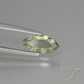9,17 ctw natürlicher Sehr helles Gold-Gelb Farbwechselnder Diaspor, Marquise, VVS-VS