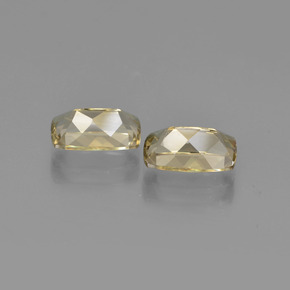 2.67 ct natürliche Sehr helles Gelb Farbwechselnder Diaspor-Edelsteine, Kissenschliff, VS