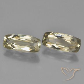 2.45 ct natürliche Sehr helles Gelb Farbwechselnder Diaspor-Edelsteine, Kissen, VVS-VS