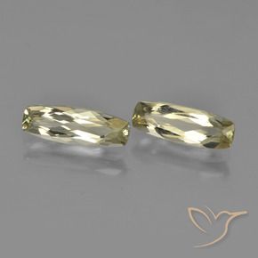 2.10 ct natürliche Sehr helles Gelb Farbwechselnder Diaspor-Edelsteine, Kissen, VVS
