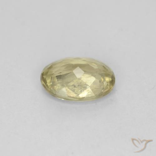 9,17 ctw natürlicher Helles Goldgelb Farbwechselnder Diaspor, Oval, VS