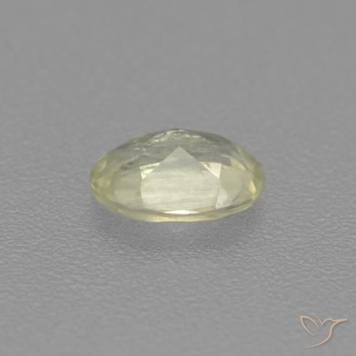 9,17 ctw natürlicher Blasses Gelb Farbwechselnder Diaspor, Oval, VS