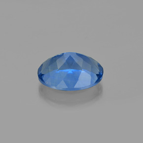 22,67 ctw natürlicher blauer Farbwechsel-Fluorit, Oval Schliff, VS