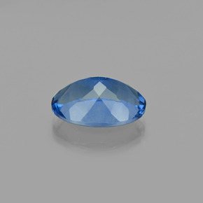 19,78 ctw natürlicher blauer Farbwechsel-Fluorit, Oval Schliff, VS