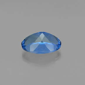 9,17 ctw natürlicher Dunkelmarineblau Farbwechselnder Fluorit, Oval Schliff, VS