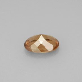 9,17 ctw natürlicher Gold-braun bis orange Farbwechselnder Granat, Oval Schliff, VS
