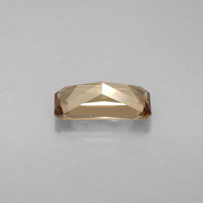 9,17 ctw natürlicher Gold-braun bis orange Farbwechselnder Granat, Smaragdschliff, VS