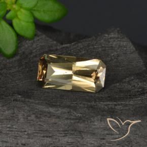 9,17 ctw natürlicher gold-braun Farbwechselnder Granat, Oktagonschliff, VVS-VS