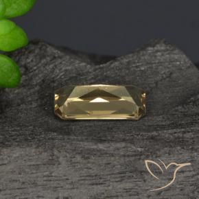 9,17 ctw natürlicher gold-braun Farbwechselnder Granat, Oktagonschliff, VVS-VS