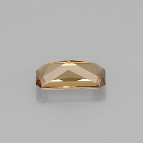 9,17 ctw natürlicher Gold-braun bis orange Farbwechselnder Granat, Smaragdschliff, VVS-VS