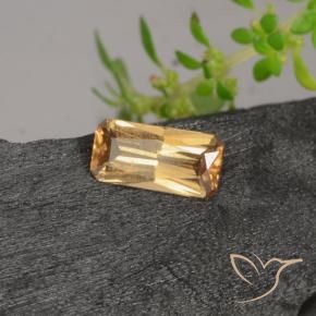 9,17 ctw natürlicher gold-braun Farbwechselnder Granat, Oktagonschliff, VS