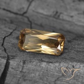 9,17 ctw natürlicher gold-braun Farbwechselnder Granat, Oktagonschliff, VS