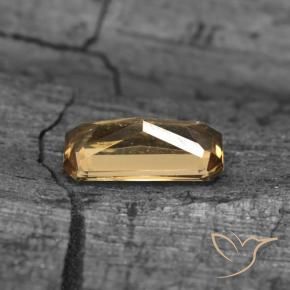 9,17 ctw natürlicher gold-braun Farbwechselnder Granat, Oktagonschliff, VS