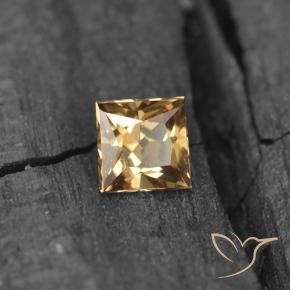 0,58 ctw natürlicher goldener Farbwechsel-Granat, Quadrat, VVS-VS