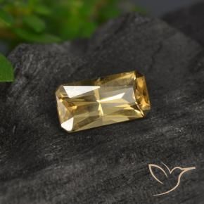9,17 ctw natürlicher gold-braun Farbwechselnder Granat, Oktagonschliff, VS