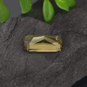 0,78 ctw natürlicher goldener Farbwechsel-Granat, Smaragdschliff, VVS