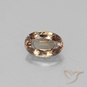 0,71 ctw natürlicher brauner Farbwechsel-Granat, Oval Schliff, VVS-VS