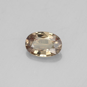 0,53 ctw natürlicher mehrfarbiger Farbwechsel-Granat, Oval Schliff, VVS