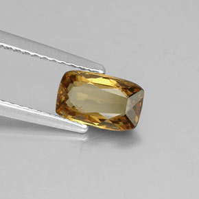 1,11 ctw natürlicher goldener Farbwechsel-Granat, Kissenschliff, VVS-VS