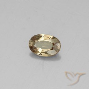 9,17 ctw natürlicher gold-braun Farbwechselnder Granat, Oval, VVS-VS