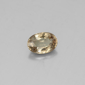 0,62 ctw natürlicher gelber Farbwechsel-Granat, Oval Schliff, VS