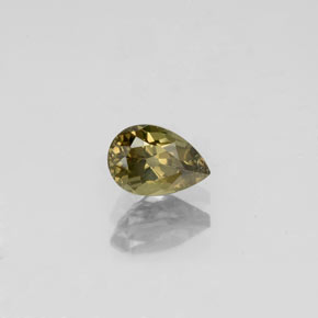 0,63 ctw natürlicher mehrfarbiger Farbwechsel-Granat, Birnenform, VS