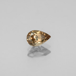 9,17 ctw natürlicher Gold-braun bis orange Farbwechselnder Granat, Birnenform, VS