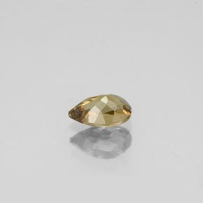 9,17 ctw natürlicher Gold-braun bis orange Farbwechselnder Granat, Birnenform, VVS-VS